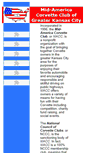 Mobile Screenshot of midamericacorvetteclub.com